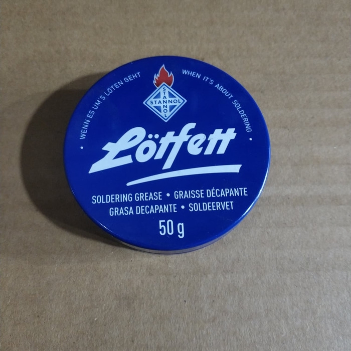 Lotfett 50g stannol ORI made in germany / lotfet 50g /minyak solder