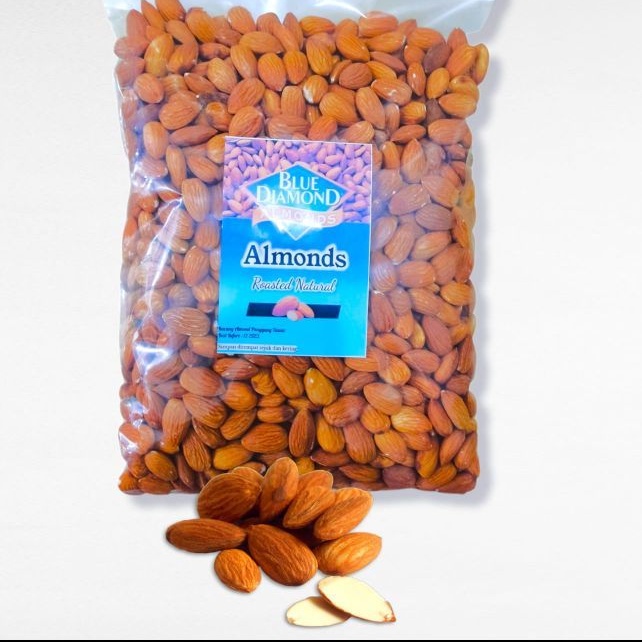 

Kacang Almond Kupas Panggang//Matang 1kg