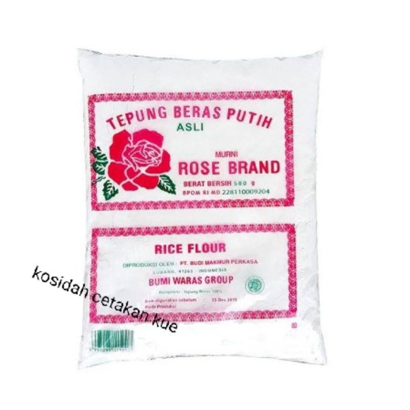 

tepung beras putih rose brand 500gr