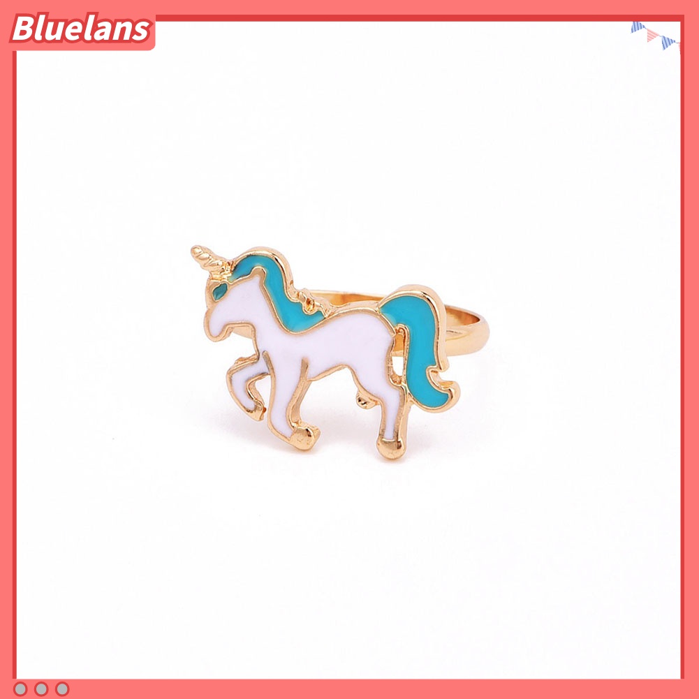 Cincin Enamel Desain Kartun Fairy Tale Untuk Anak Perempuan