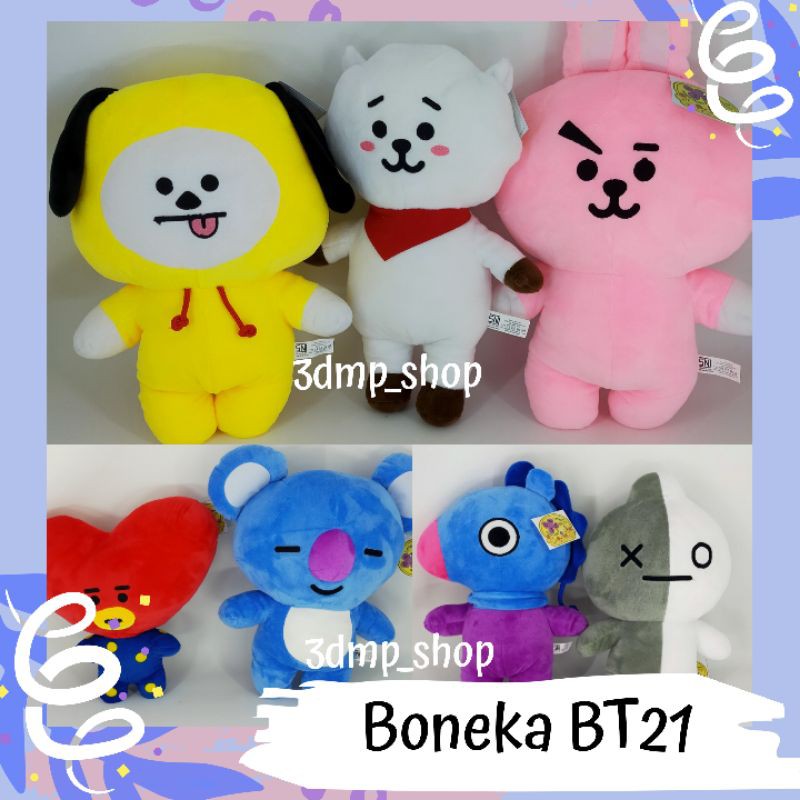 Boneka BT21 Cooky Chimmy Koya Tata Koya Shooky Van Mang