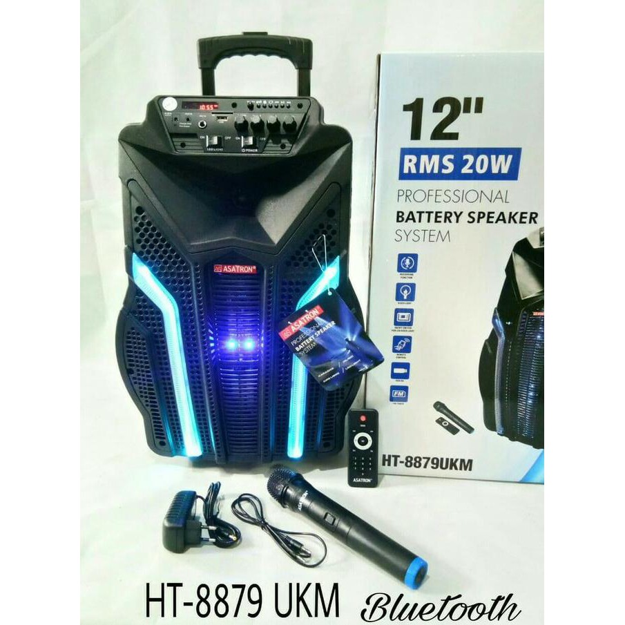 Super Sale speaker asatron ht-8879 ukm/12" Ready Stock