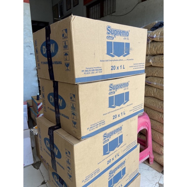 Herbisida Supremo 1Liter Obat Rumput Glifosat Dgw Supremo Gold 490Sl Tbk