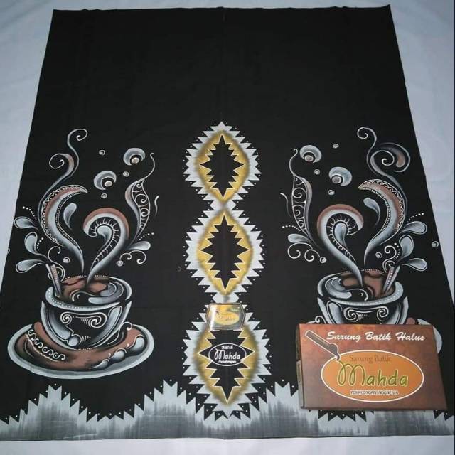 Sarung Lukis motif Kopi