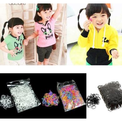 1000pcs IKAT RAMBUT JEPANG FREE ZIPLOCK CUTE (Kimiko)