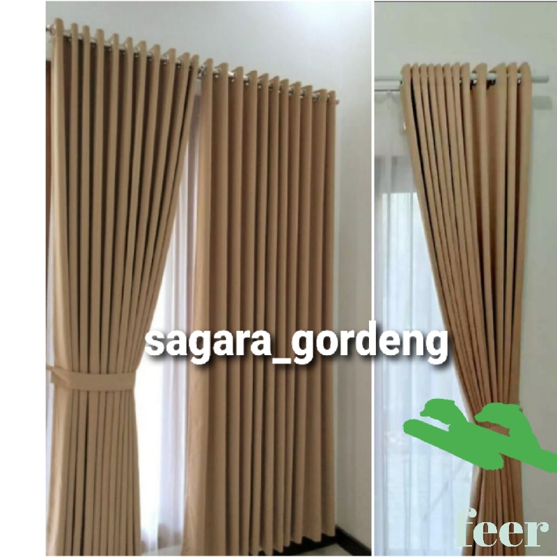 Gorden blackout Hordeng jendela Tinggi 250 cm Gordeng Pintu korden minimalis Tinggi 230 cm