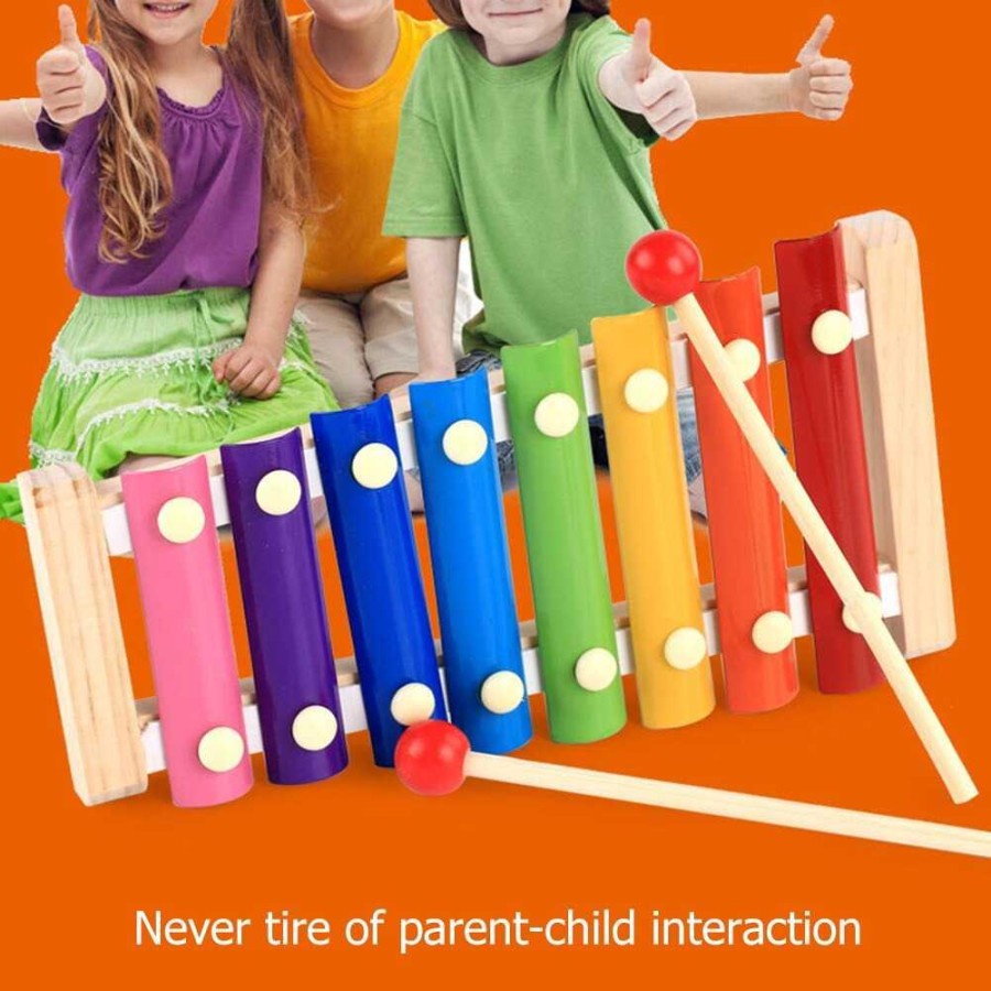 Mainan Anak Xylophone Beat Instrument Children Toy - F697 - Multi Color