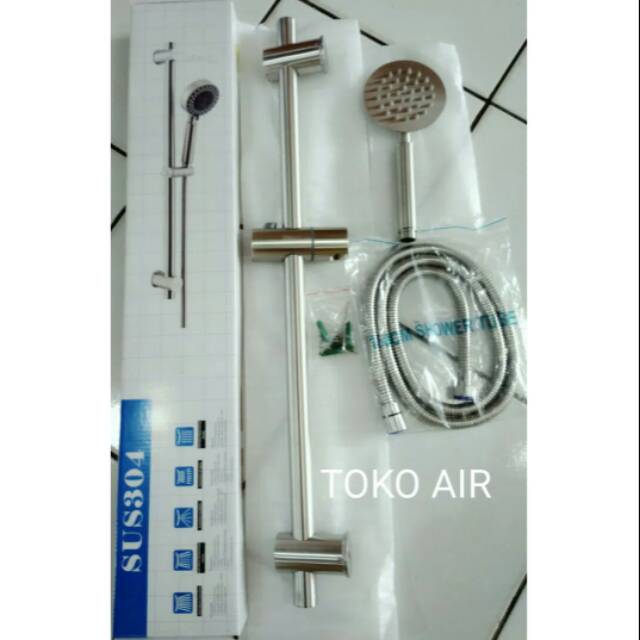 Shower tiang set stainless steel SUS 304