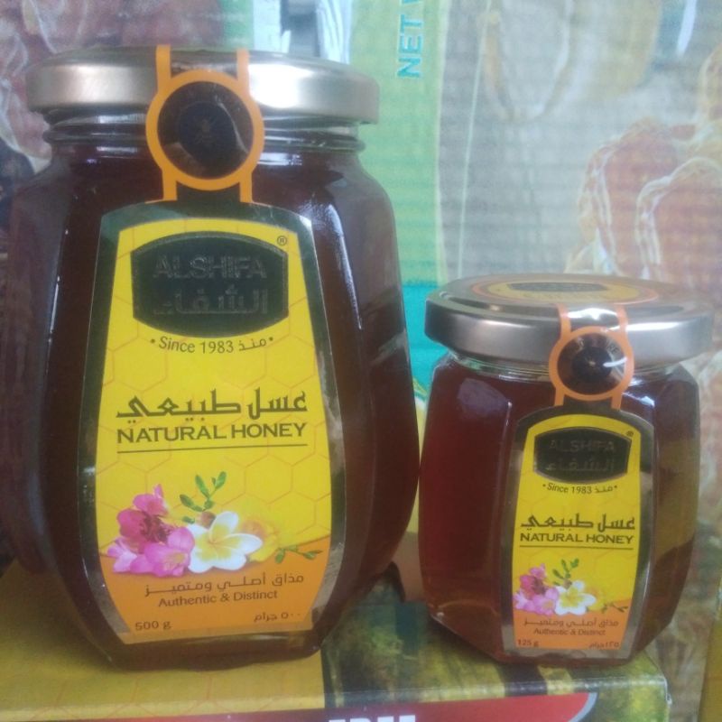 

Madu Alshifa free 500gram dan125gram