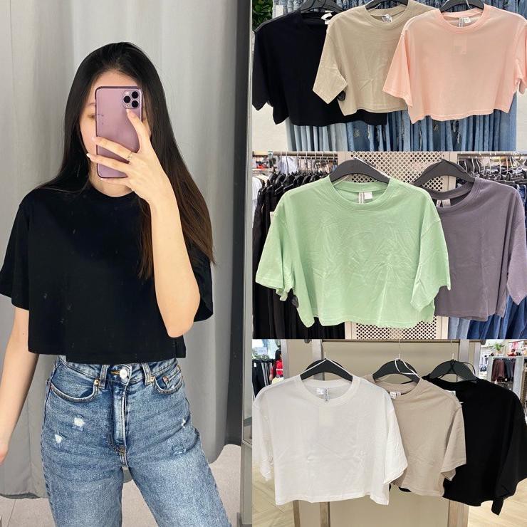 ✵ HnM Kaos Crop ☑