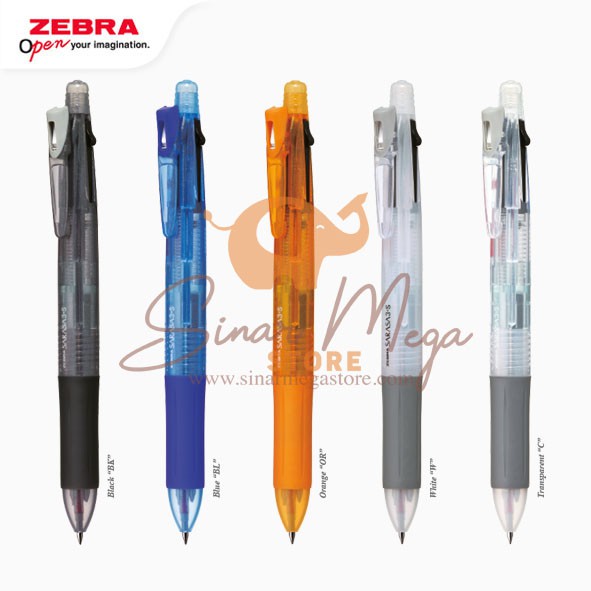 

Zebra Pulpen Sarasa 3+S Gel Pen plus Pensil