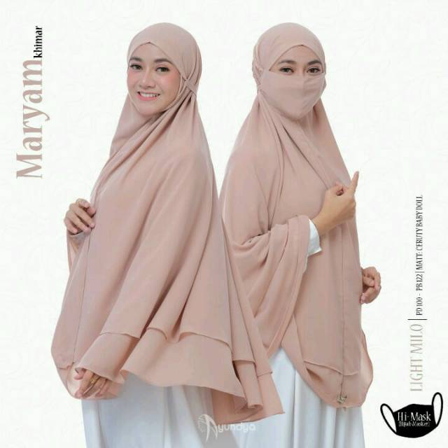 KHIMAR SYARI MARYAM 1 SETMASKER || AYUNDYA