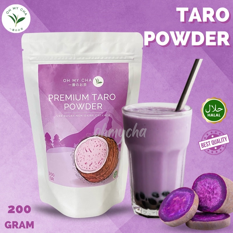 

Oh My Cha! Bubuk Taro Powder Premium 200gr Minuman untuk cafe restoran