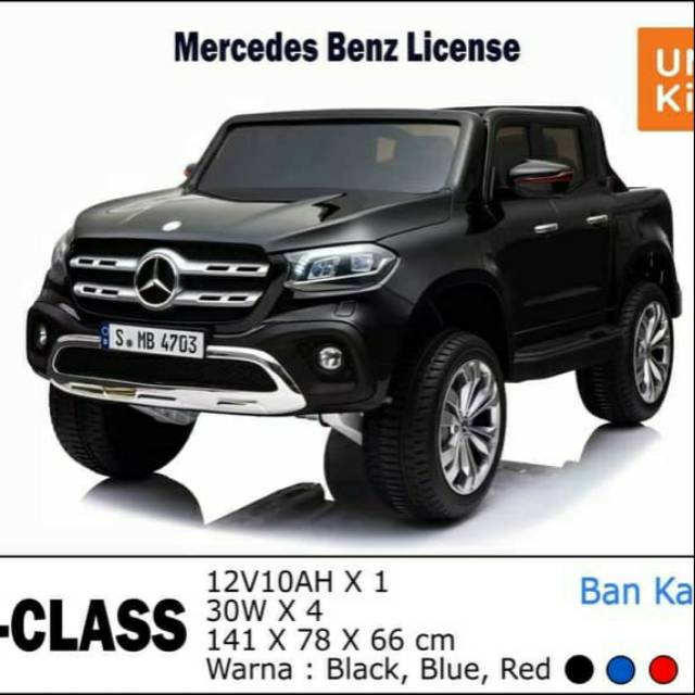 Mobil aki anak Unikid UK-730 Mercedez Benz X-class