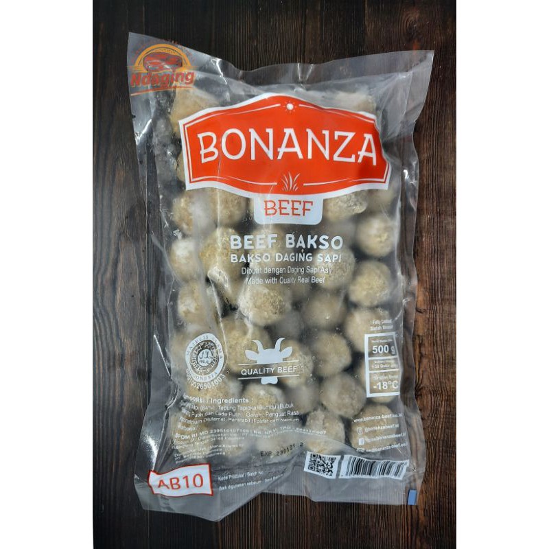 

BAKSO BONANZA AB 10 - BAKSO SAPI - 500 GRAM ISI 50 PCS