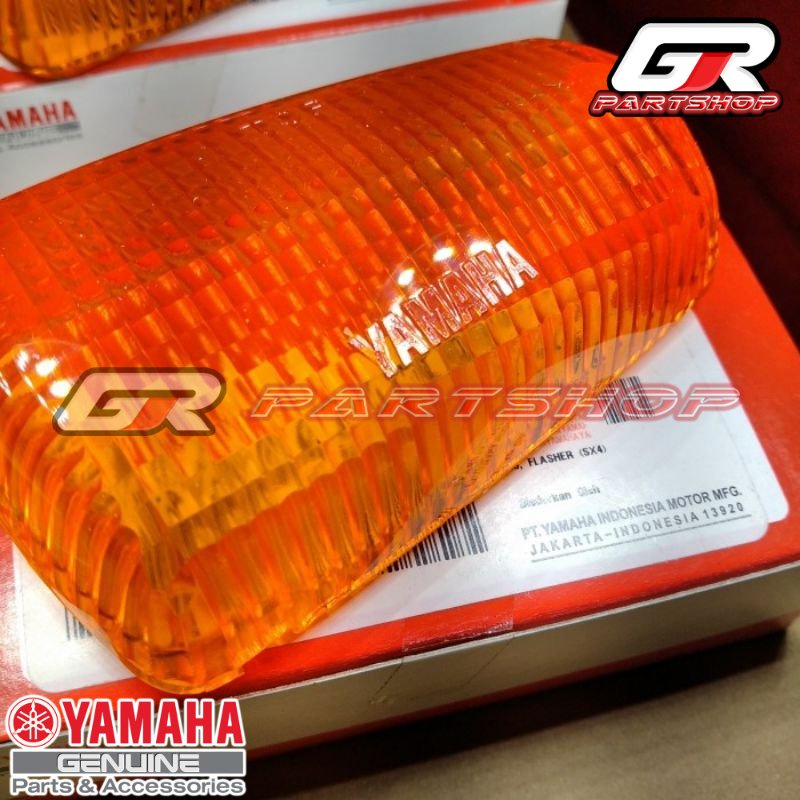 MIKA LAMPU SEN SET SCORPIO RX KING ORI YGP RXKING RX-KING LENS SIGN SEIN SIGNAL RITING KIRI KANAN