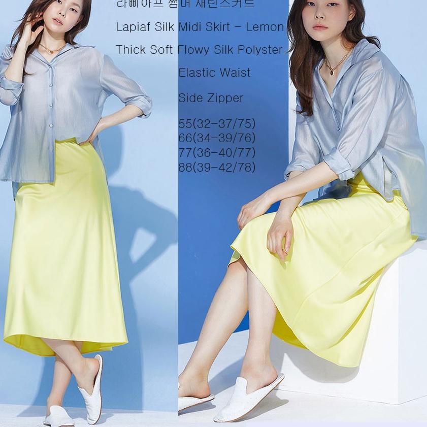 Sangat Nyaman.. LAPIAF SILK MIDI SKIRT