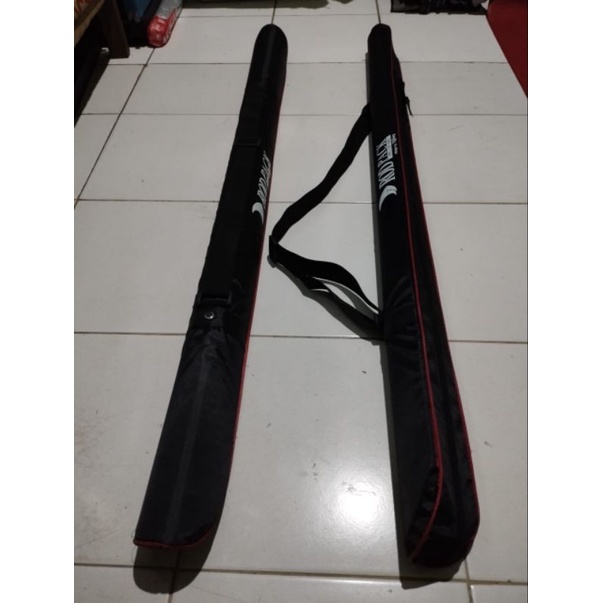 Rod Pack Tas Joran Tas Tegek Bahan Polyester Tebal dan Kaku 130/120/100/90 Cm Tas Pancing Model Panj
