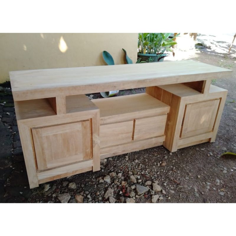 Bufet Minimalis Jati Jepara Mentah