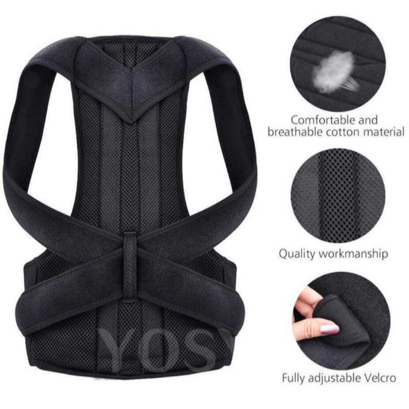 Back support / koreksi punggung bungkuk / belt terapi koreksi postur punggung / penyangga punggung punggung / korset punggung