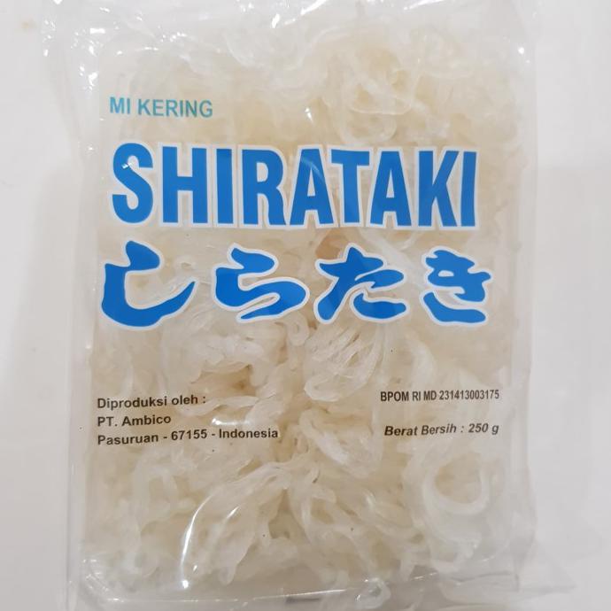 

[[BISA COD]] Mie Shirataki Kering 250gr (10pcs) untuk Diet Keto, DEBM, CEBM.,