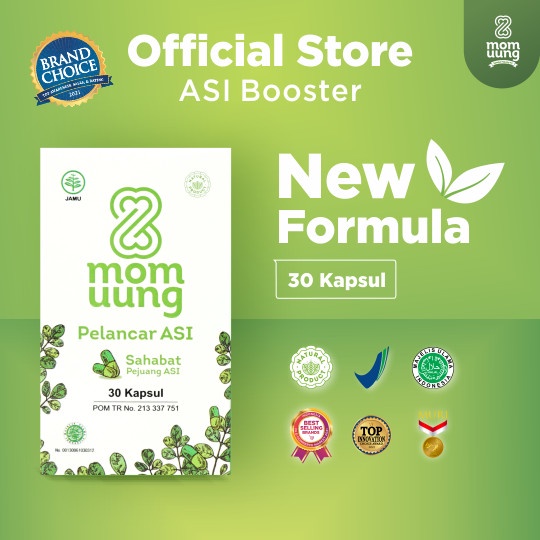 MOM UUNG Pelancar Asi Herbal BPOM HALAL Asi Booster