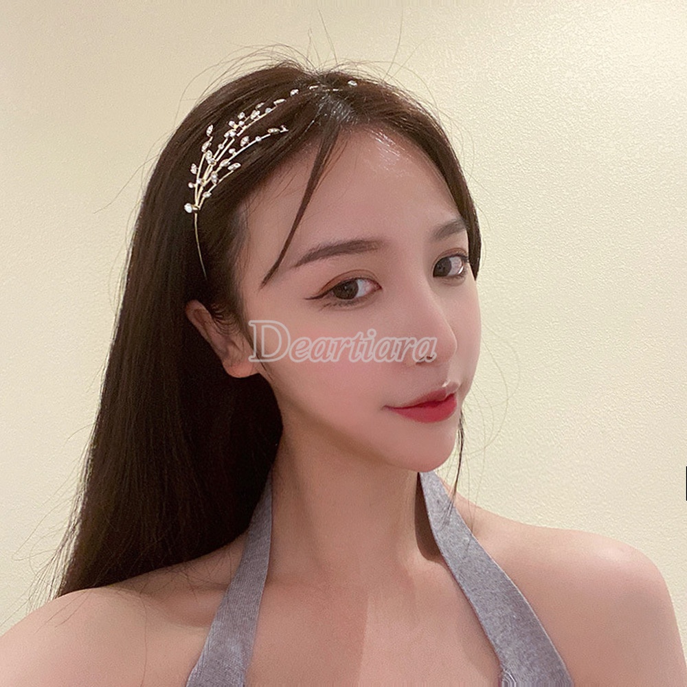 Fashionable and Simple New Diamond-studded Willow Headband Headband Net Celebrity Temperament Design Hair Accessories