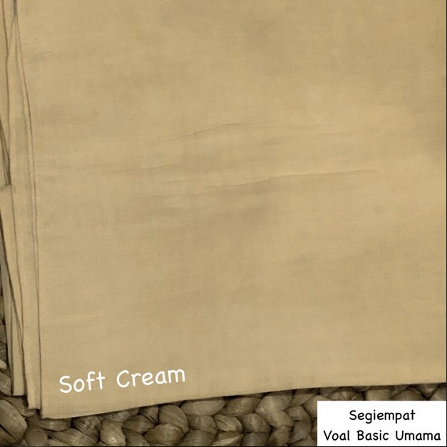 Godiva96 - UMAMA BASIC VOAL HIJAB / JILBAB MEDAN PART 1-U.BV. Soft Cream