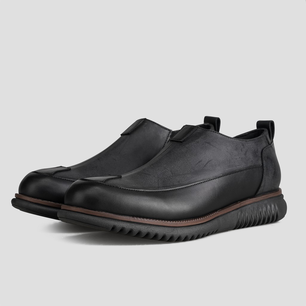 Sepatu Pria / Sepatu Kulit / Sepatu Formal / Sepatu Pantofel Malta 01 Black