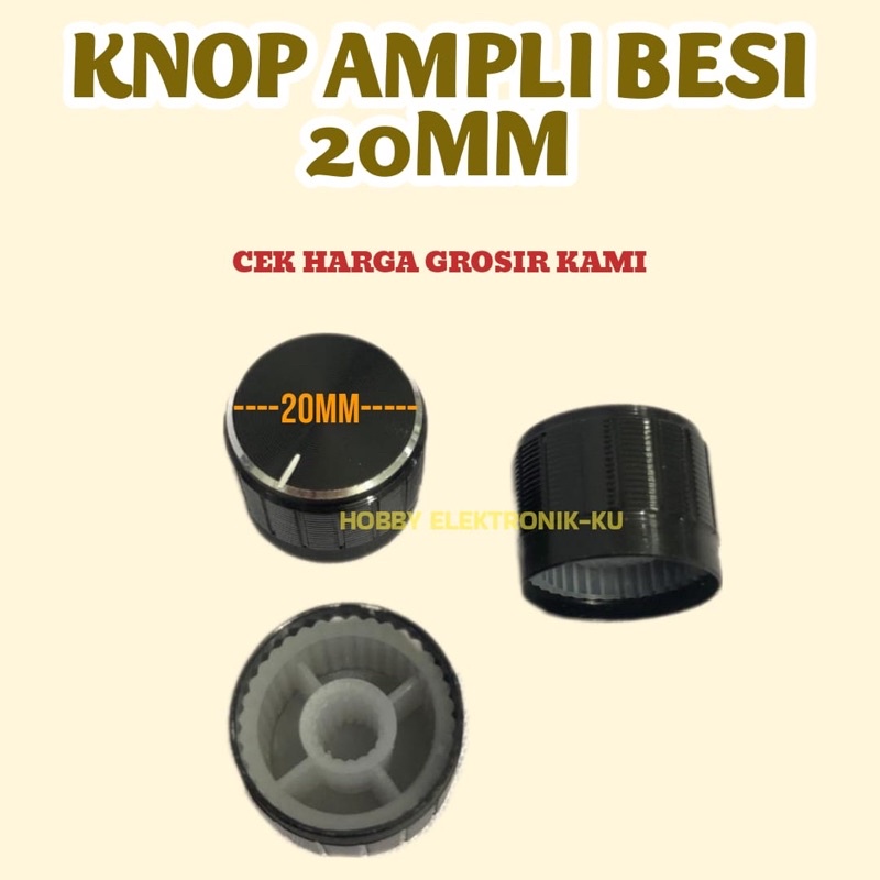 KNOP AMPLIFIER BESI 20MM