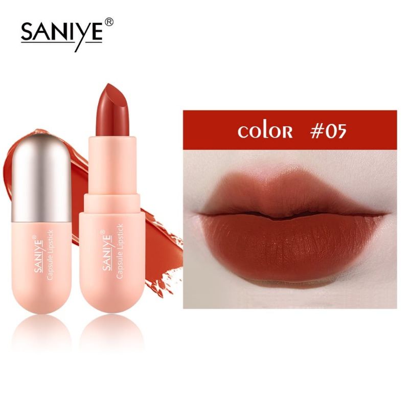 Medan Termurah capsule mini Velvet matte tahan lama waterproof lipstik saniye lipstick bibir