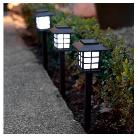 [LAMPUTAMAN] - TaffLED Lampu Taman LED Creative Energi Solar - YF-922 - Black