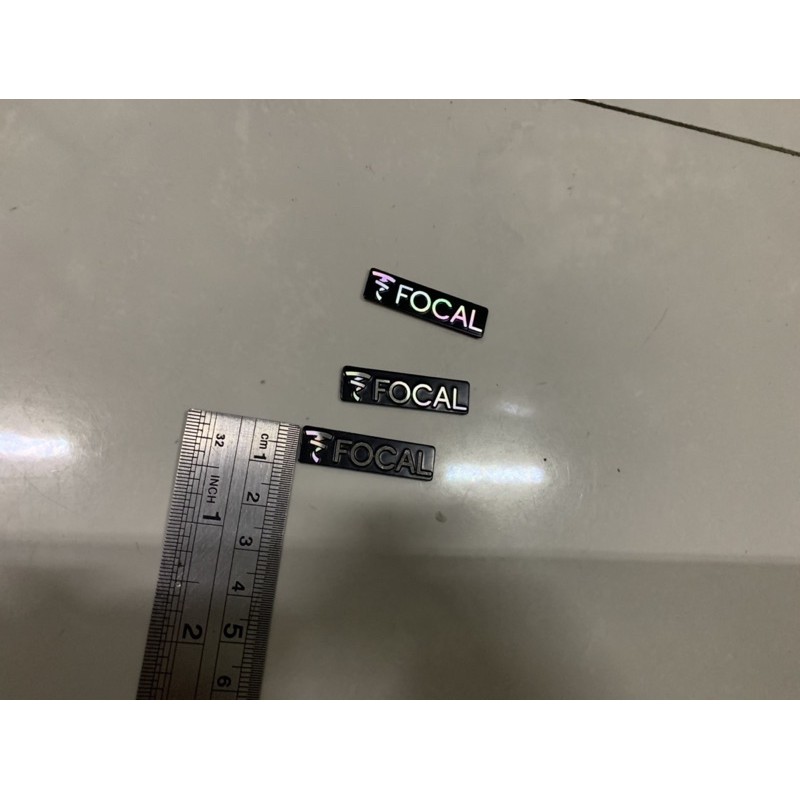 Focal emblem audio part and speaker