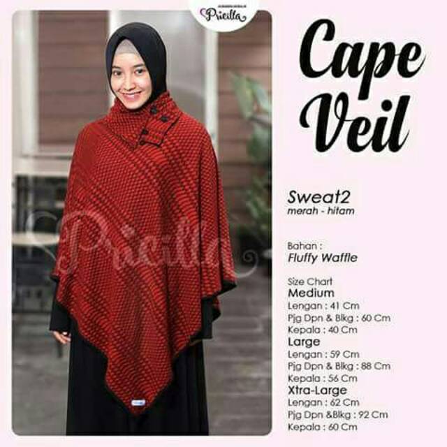 CAPE VEIL BOLAK BALIK