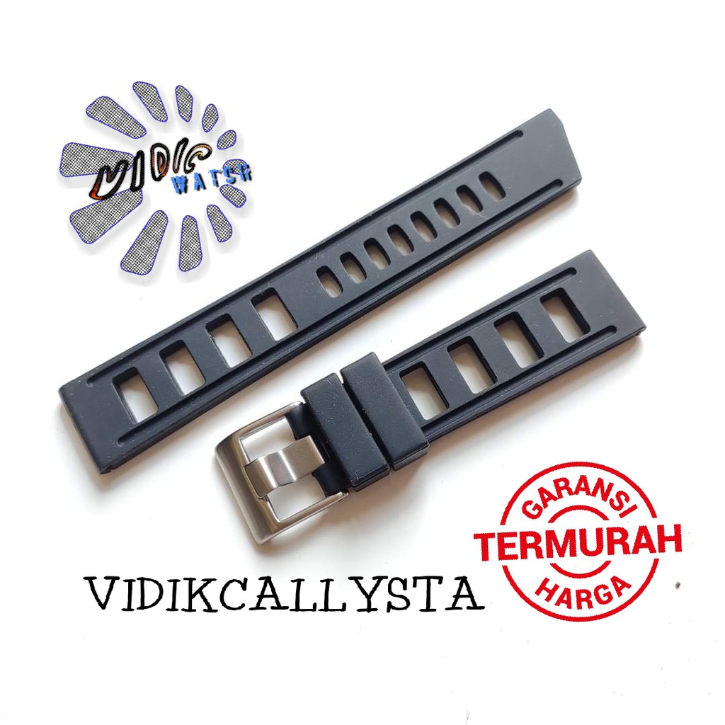 22mm waffle Rumah Rubber Strap Fit For seiko diver Tali jam Seiko 22 MM