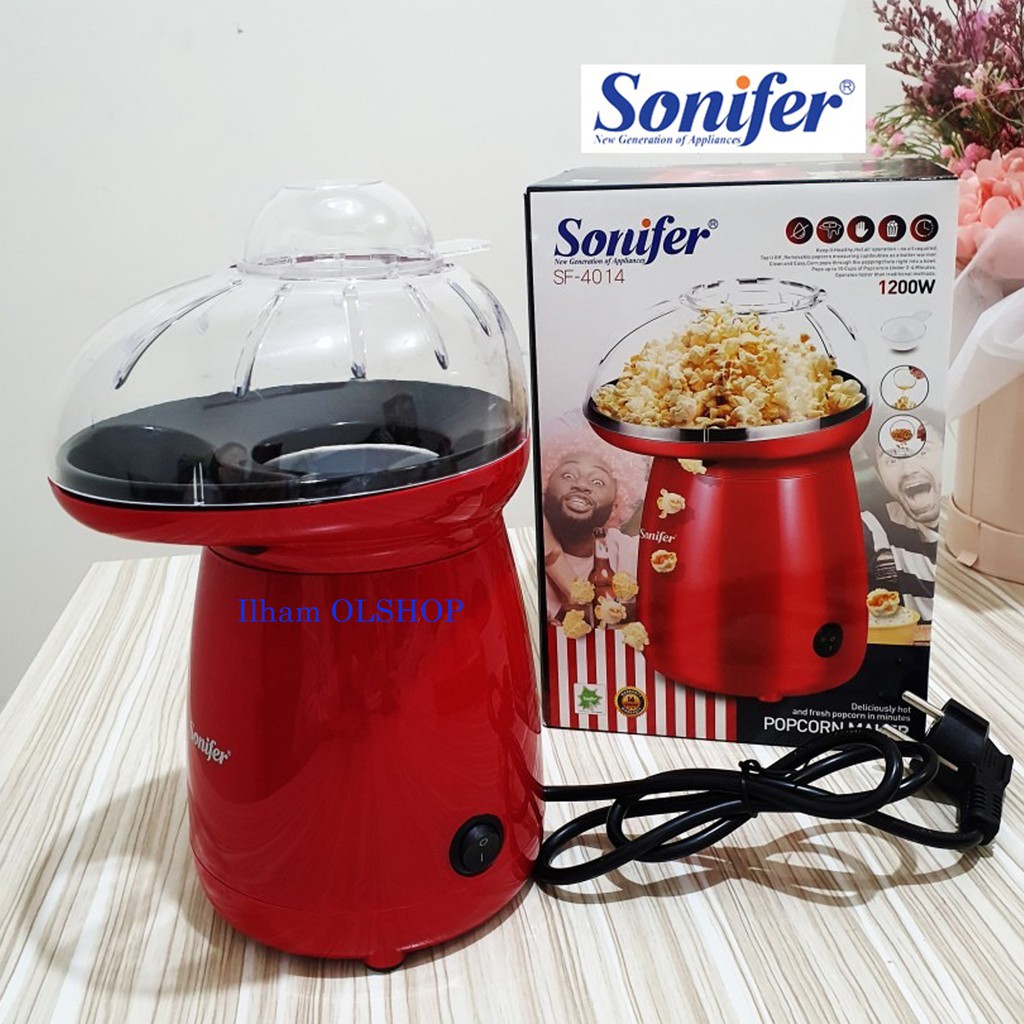 Sonifer Popcorn Maker SF-4014 mesin pembuat popcorn jagung elektrik