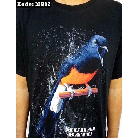 Mb02 Kaos Burung Kicau Mania Burung Murai Batu Murai Medan