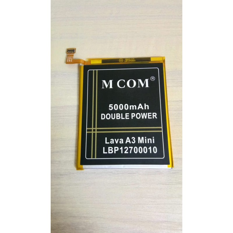 Battery Batre Baterai Double Power Mcom Lava A3 Mini LBP12700010