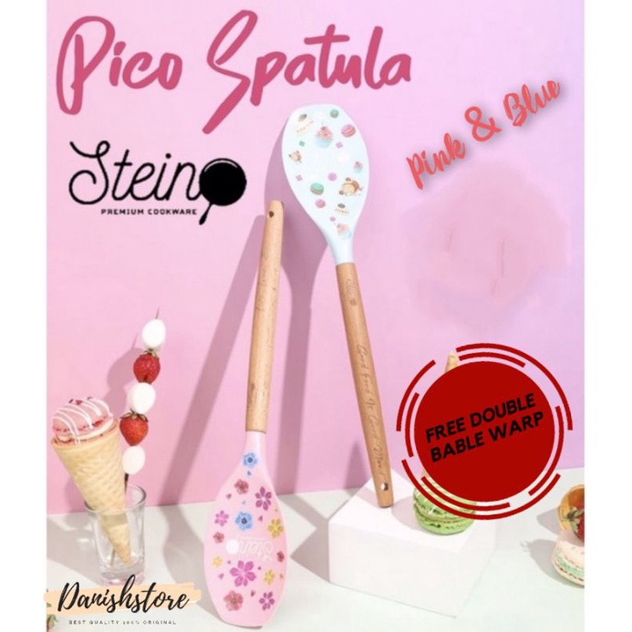 Stein Pico Spatula Spoon Sutil Pico Pink Pico Blue Steincookware - Satuan