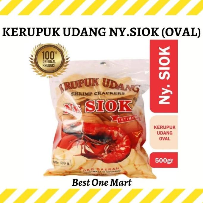 

Kerupuk Krupuk Udang Oval Ny Nyonya Siok Istimewa 500 Gr