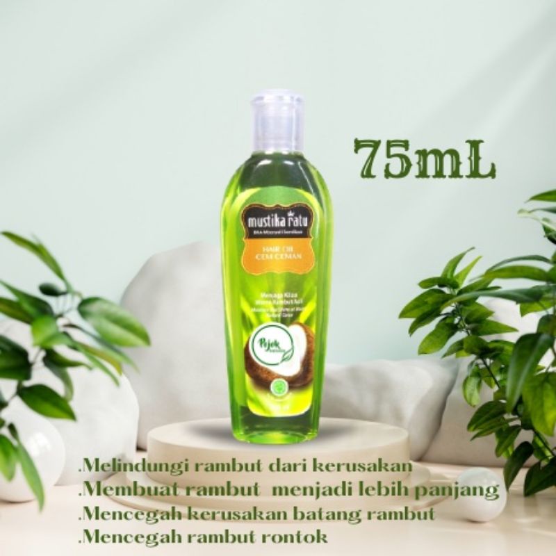 MUSTIKA RATU Hair Oil Cem Ceman 75ml