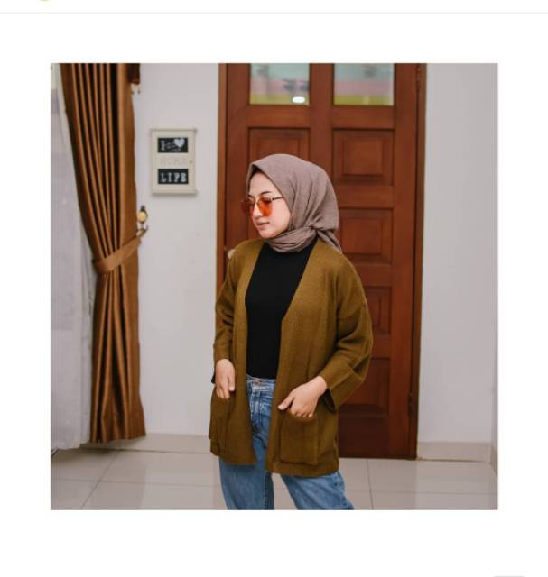 CARDIGAN  WANITA LOOCY CARDIE RAJUT HALUS RAJUT HANGAT ADEM PKE NYA // BISA BAYAR DI TEMPAT-1