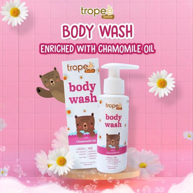 Tropee Bebe Body Wash with Chamomile Oil