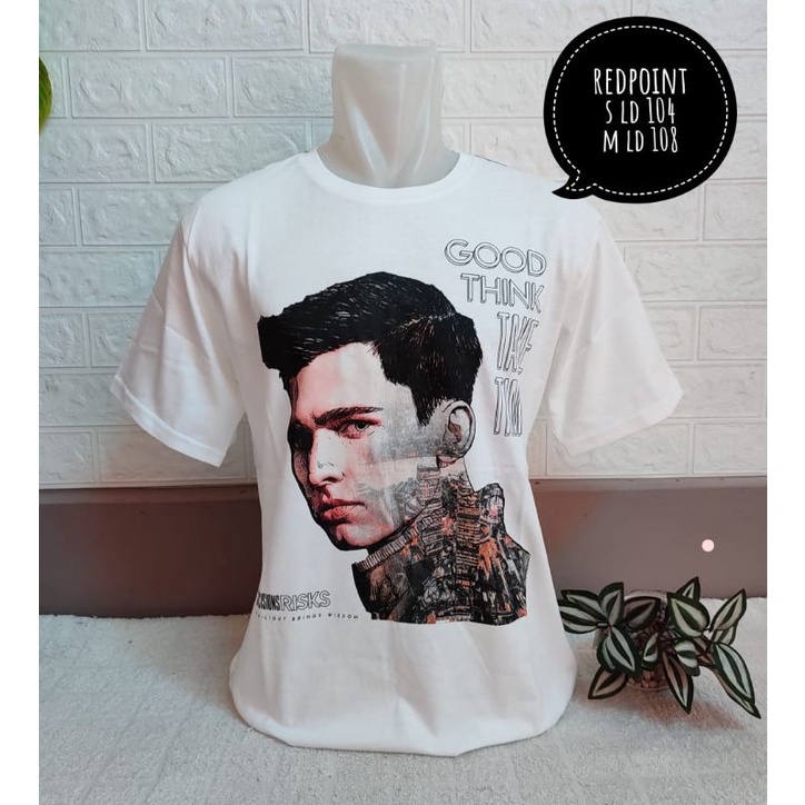 Kaos cowok oblong merek red point