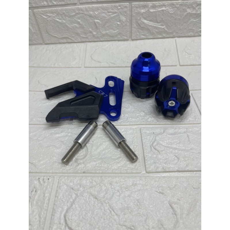 Tutup Kaliper Cakram Depan Nmax Aerox CNC + Jalu As Roda Depan