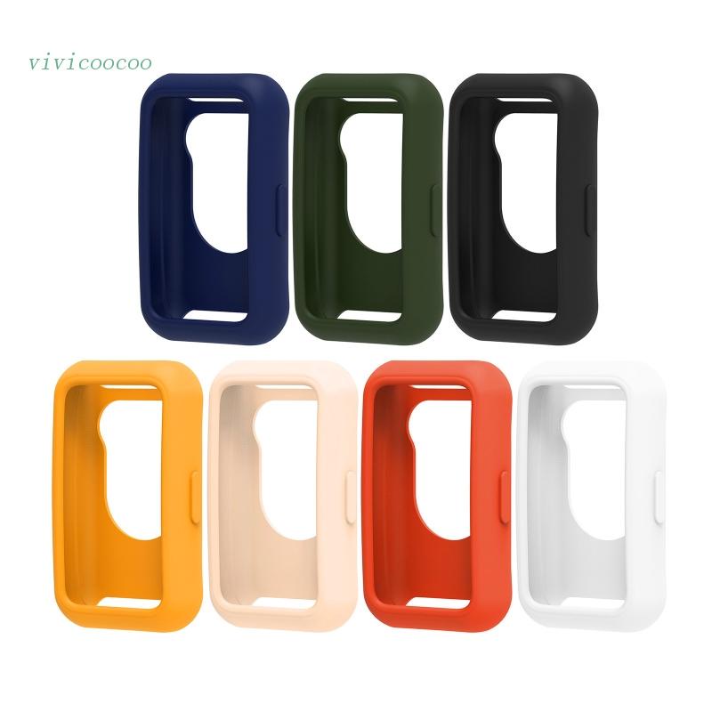 Vivi Casing Soft Case Bumper Pelindung Layar HuaweiBand 7 Smart Full Cover Dapat Dicuci