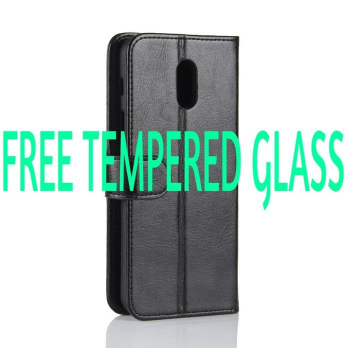 CASING HP SAMSUNG J7 PLUS J7 LEATHER KULIT FLIP CASE WALLET