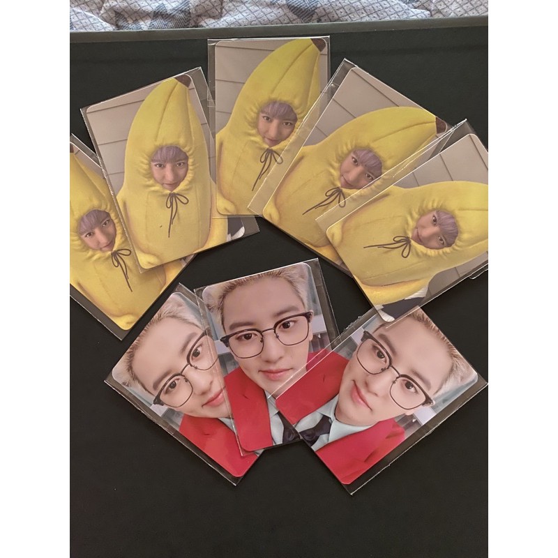 chanyeol photocard / banana chanyeol / jasmer chanyeol / exo pc / chanyeol pc / cy pc / 1bv pc