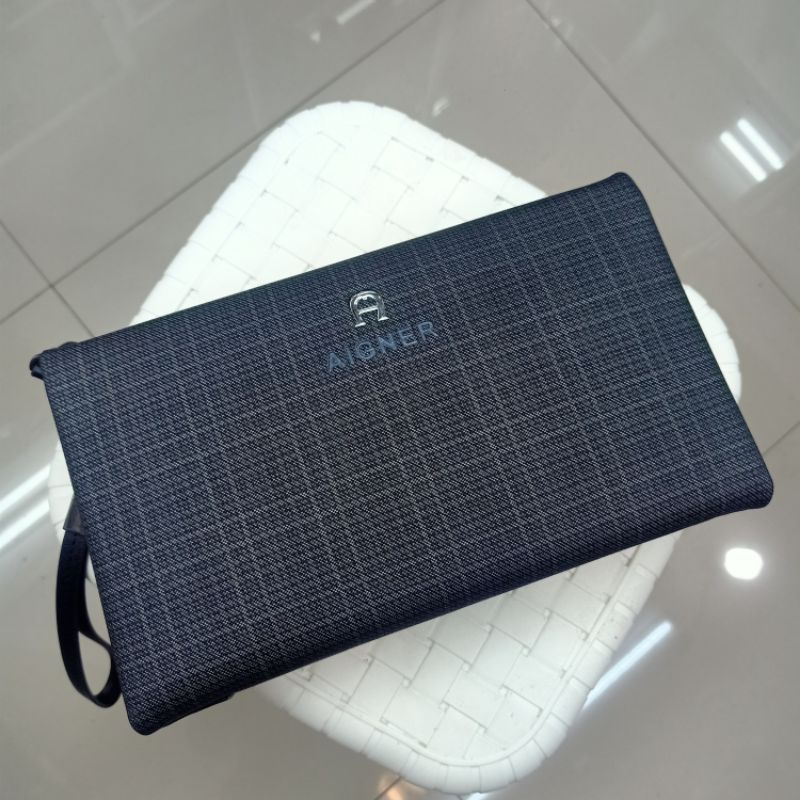 Handbag Aigner Mirror Tas Tangan Clutch pria/wanita