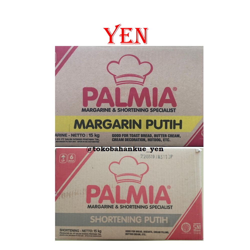 

Palmia Mentega Putih / Palmia Shortening Putih / Mentega Putih Palmia [repack 250gr]